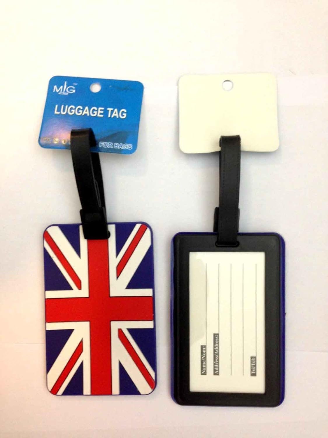 union jack luggage strap