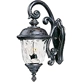 Maxim Carriage House VX-Three Light Outdoor Wall Mount in Early American Style Made with Vivex Material for Coastal Environme