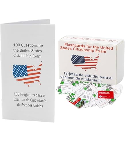 What Is US Citizenship Test Prep Kit - 100 Flashcards & Bilingual English/Spanish Study Guide Tarjetas De Ciudadania 2025 Inglés Y Español