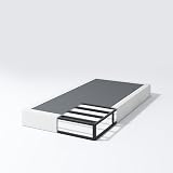 NHODIR Box Spring for Twin Bed, 7 inch Twin Size Box Spring Only, Strong Metal Frame Mattress Foundation, No Noise, Easy Assembly