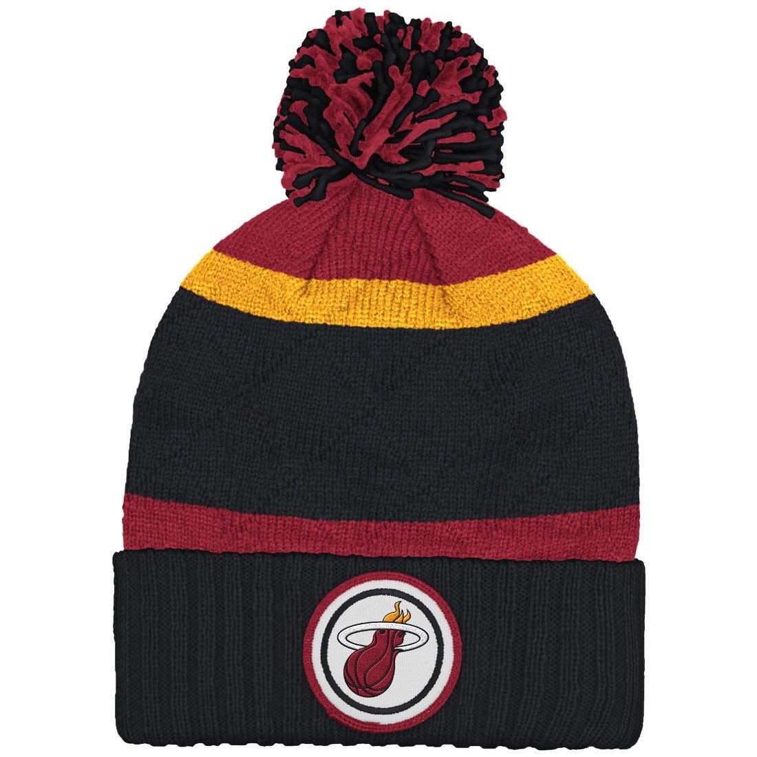 Mitchell and Ness NBA Current Quilt Stripe Crown Knit Hat KS49Z