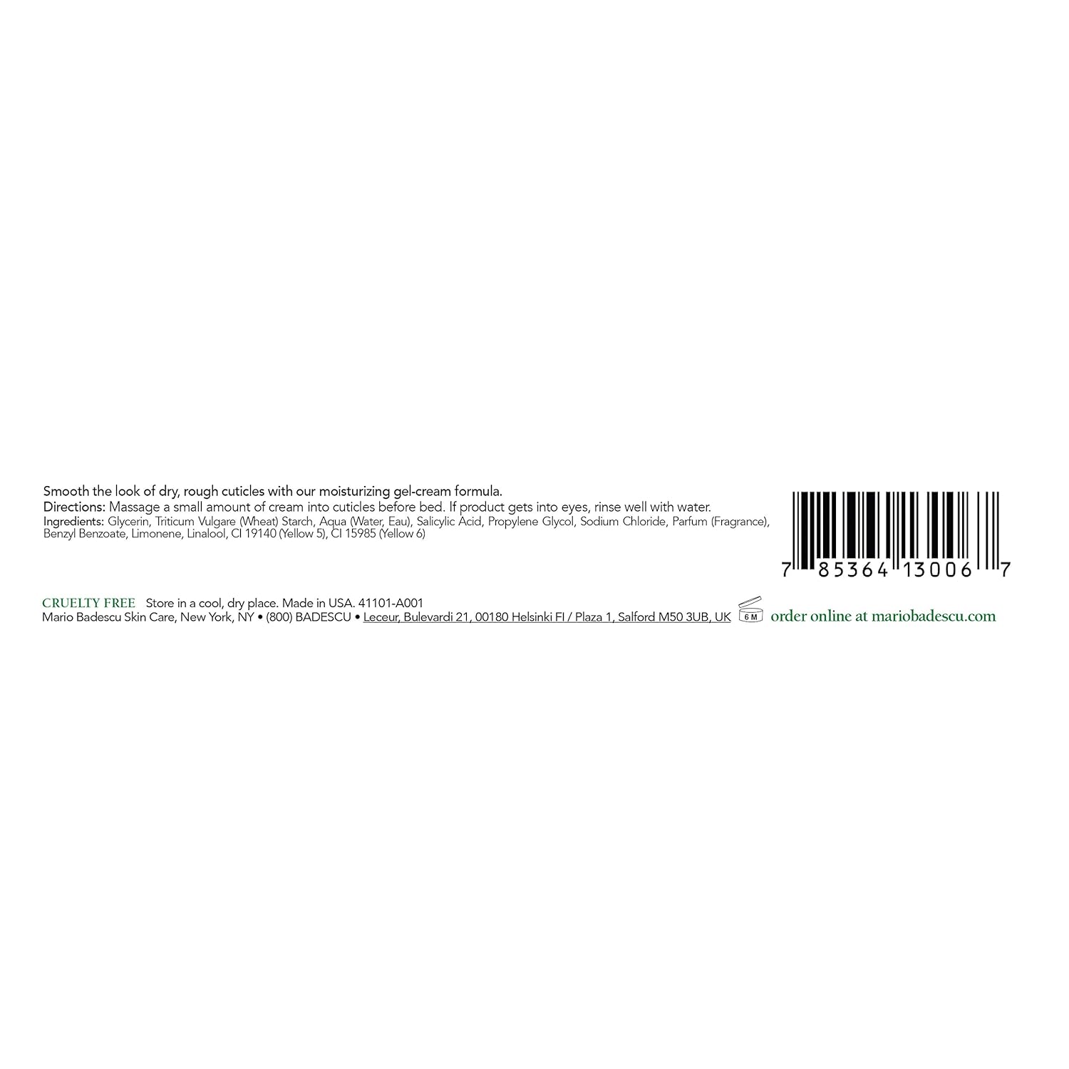 Mario Badescu Cuticle Cream, 0.5 oz: Premium Beauty