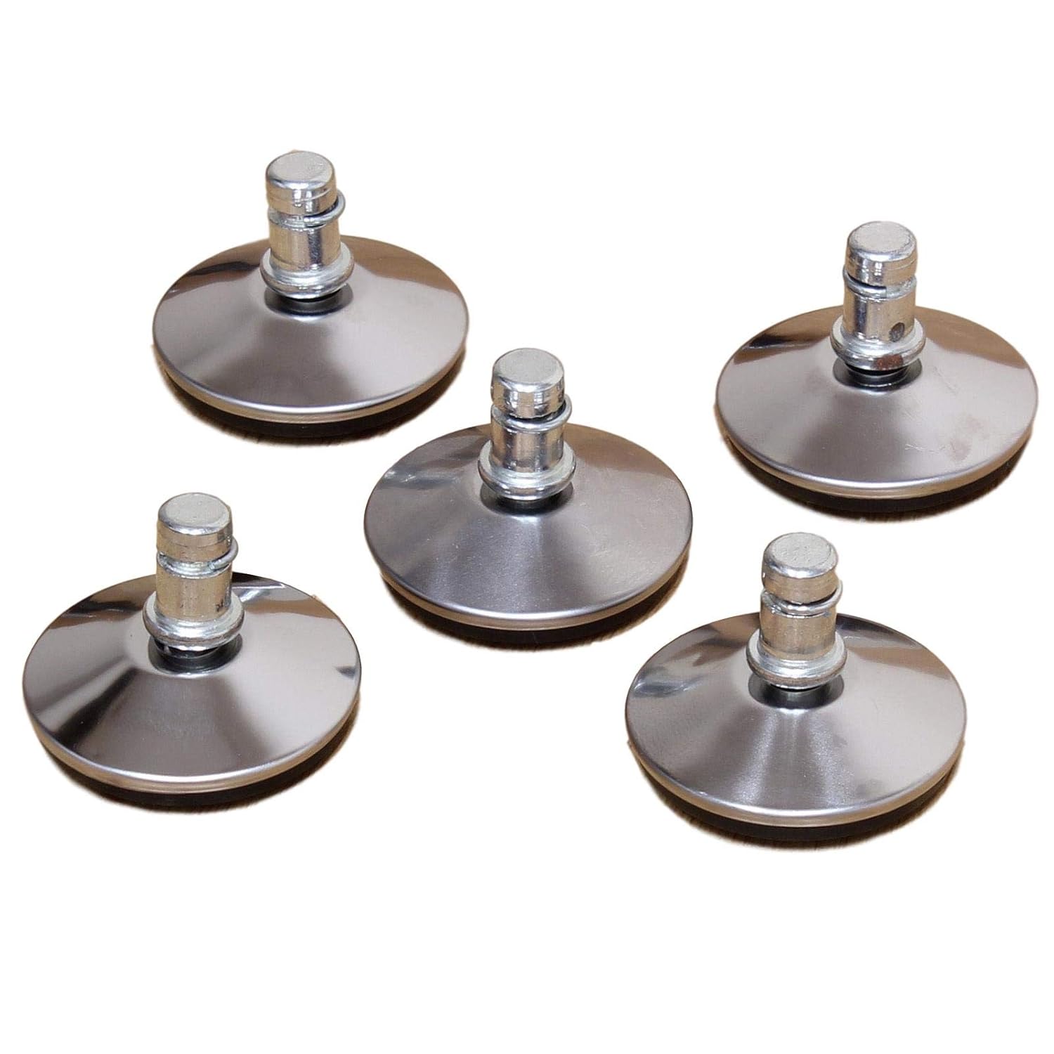 Chair Outlet 5 X Replacement Chrome Glides Computer Office Chairs 5 Glides