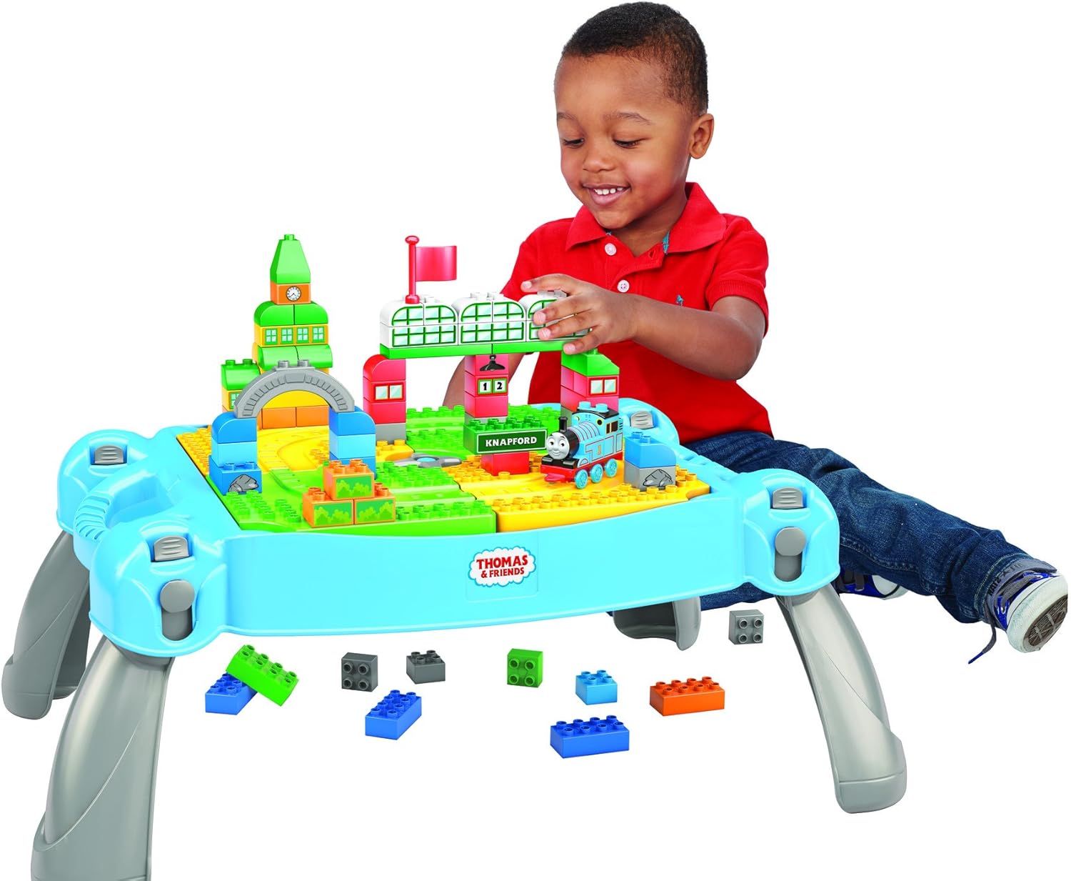 thomas the tank mega bloks table