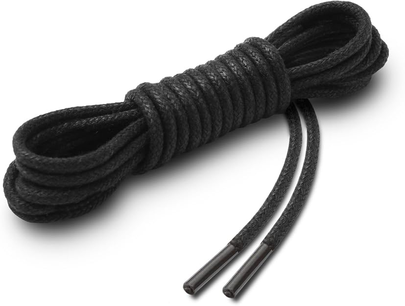 Miscly Waxed Round Oxford Shoelaces for Dress Shoes [1 Pair