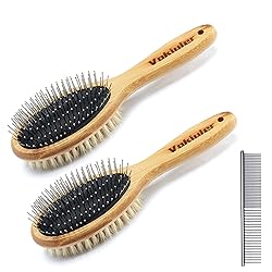 Dog Brush Cat Brush, Double Sided Bristle and Pin