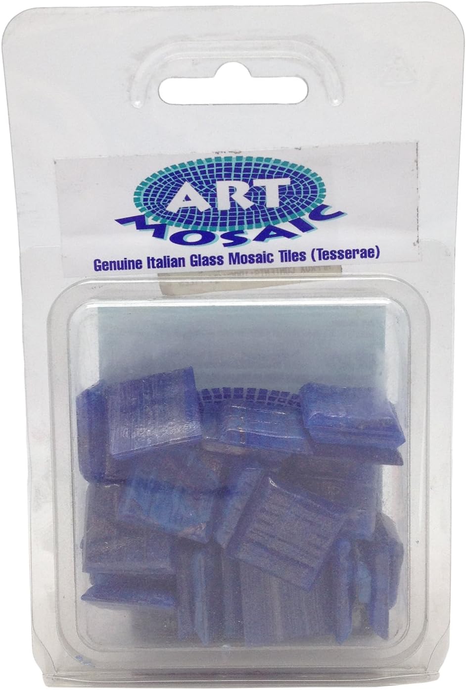 Art Mosaic 100gms Cobalt/Gold, Indoor or Outdoor Mosaic Tiles-Frost/Fade Resistant, 9 x 2.5 x 14.5 cm