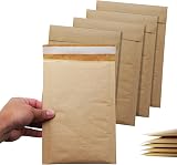 Navoys DL Padded Brown Envelopes 15cm x 21cm 5 Pack Peel & Seal view 8