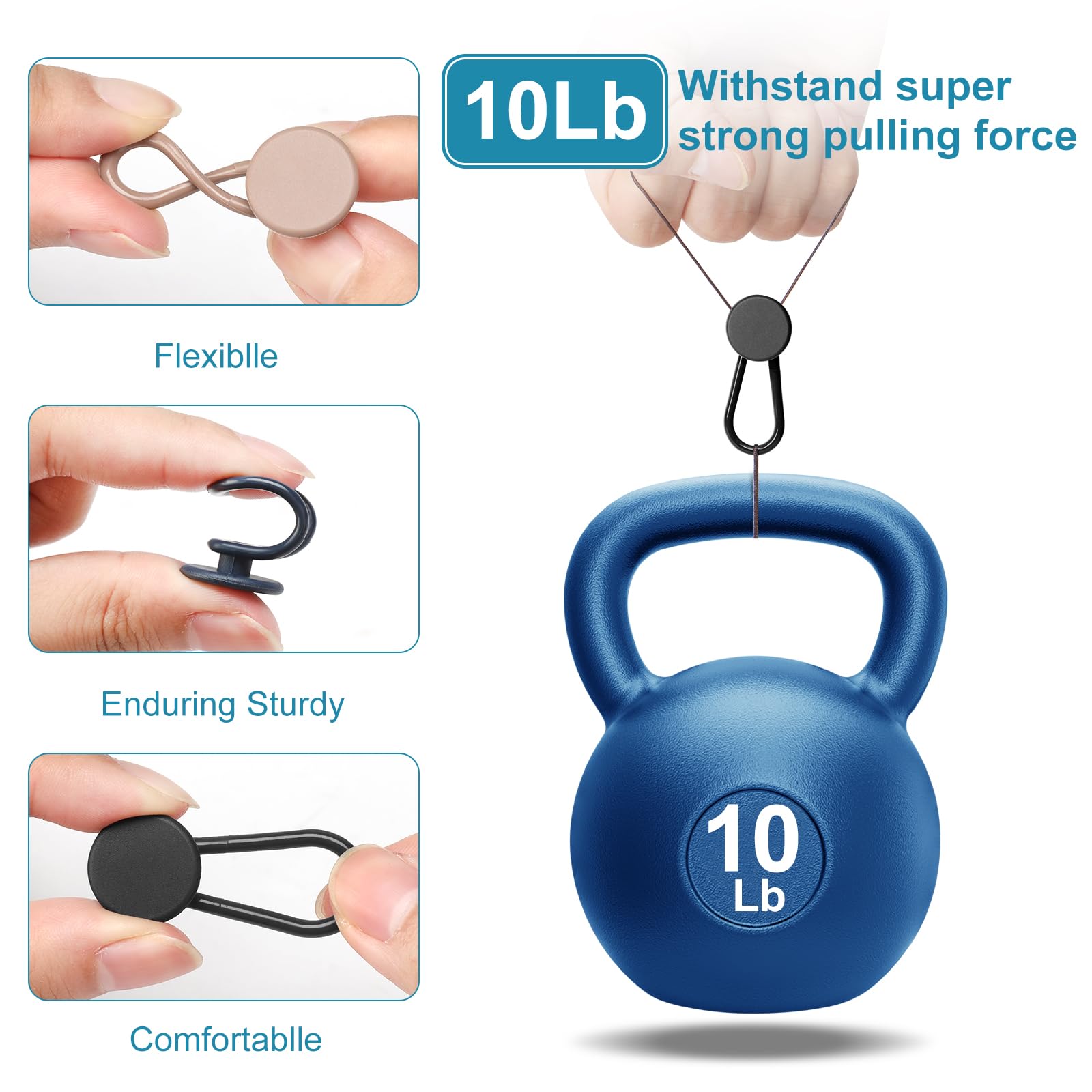 KUNTAERY 8PCS Button Extenders for Jeans, Pants Waistband Expanders, Instant Waist Extender Buttons for Women and Men, No Sew Jeans Waist Extension 1-1.4 Inches