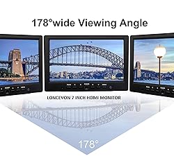 7 inch Small HDMI VGA AV RCA Monitor 1080P Second
