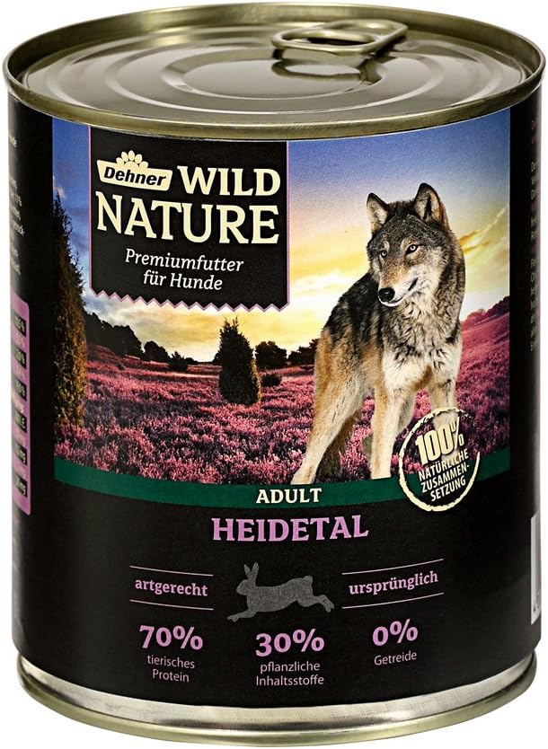 Dehner Wild Nature Heidetal Dog Food Adult, 800 g (Pack of 6) - Image 3