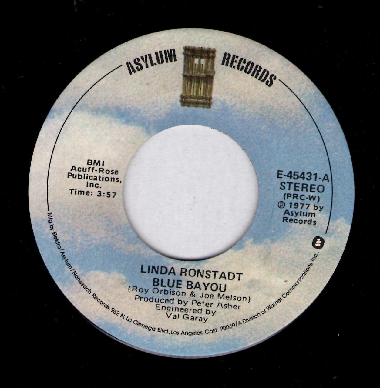 Linda Ronstadt Linda Ronstadt...."Blue Bayou" & "Old Paint"...'45