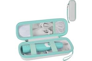 GWCASE Toothbrush Travel Case Compatible with Oral-B Pro 1000 2000 3000 3500 5000 7500/ for Philips Sonicare ProtectiveClean 4100 6100 5100 6500 7500 Rechargeable Electric Toothbrush (Box Only) -White