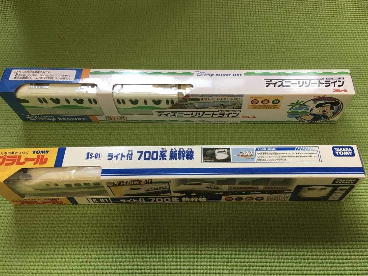Amazon ディズニーリゾートライン 緑 700系新幹線車両2種セットプラレール アニメ 萌えグッズ 通販