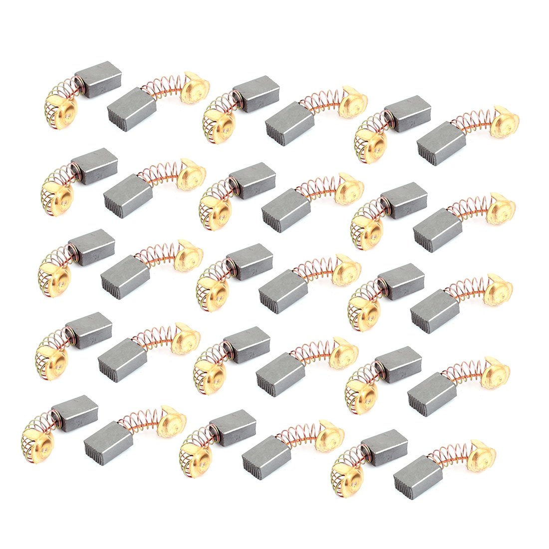 Sourcingmap 30 Pcs Carbon Electric Motor Brushes 16mm x 11mm x 7mm for Drill