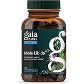 Gaia Herbs Male Libido, 120 Vegan Capsules, 120 Servings | Herbal Supplement with Saw Palmetto, Horny Goat Weed &amp; Oats, Traditional Herbs to Support Vitality &amp; Energy Levels for Men