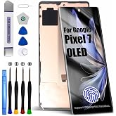 EFAITHLIFE for Google Pixel 7 OLED Screen Replacement Display Touch Display Assembly Repair Kits with Frame GVU6C,GQML3,GO3Z5(Fingerprint Cable Transfer Required)
