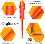 Ingco 9Pcs 1000V VDE Insulated Hand Tools Set Screwdrivers Pliers Test Pencil view 6