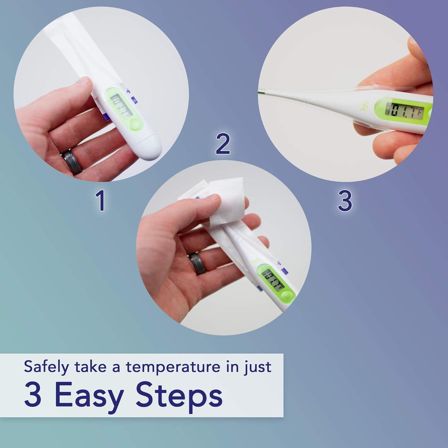 Thermometer Probe Disposable Covers (500 Pack of Protective Sleeves) for Use on All Digital Probe Thermometers by Oral, Rectal, or Armpit Temperature Readings: Industrial & Scientific