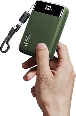Power Bank, Pequeño 20000mAh 22,5W Carga Rapida Bateria Phone Externa