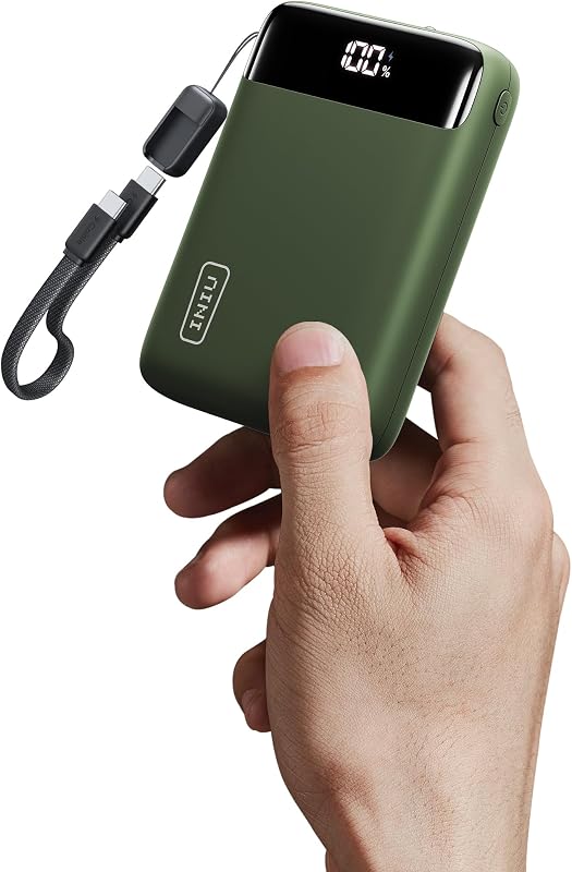 Power Bank, Pequeño 20000mAh 22,5W Carga Rapida Bateria Phone Externa