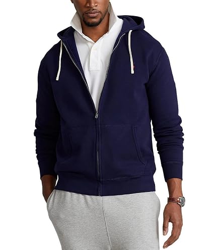 POLO RALPH LAUREN Men's RL Fleece Full-Zip Hoodie, Regular and Big