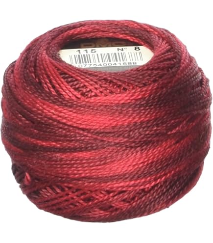 DMC Perle Cotton Ball Size 12, 120m Colour 3042 LIGHT ANTIQUE VIOLET