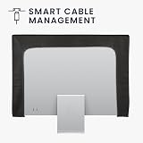 kwmobile Monitor Cover 24-26 inch Dust Screen Protector Black view 2