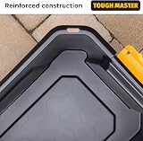 TOUGH MASTER 30L Storage Box Medium Durable Plastic Reinforced Lid Secure view 4