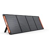 Jackery SolarSaga 200W Portable Solar Panel,IP68 Foldable Bifacial Solar Panels,Compatible with Jackery Explorer Power Statio