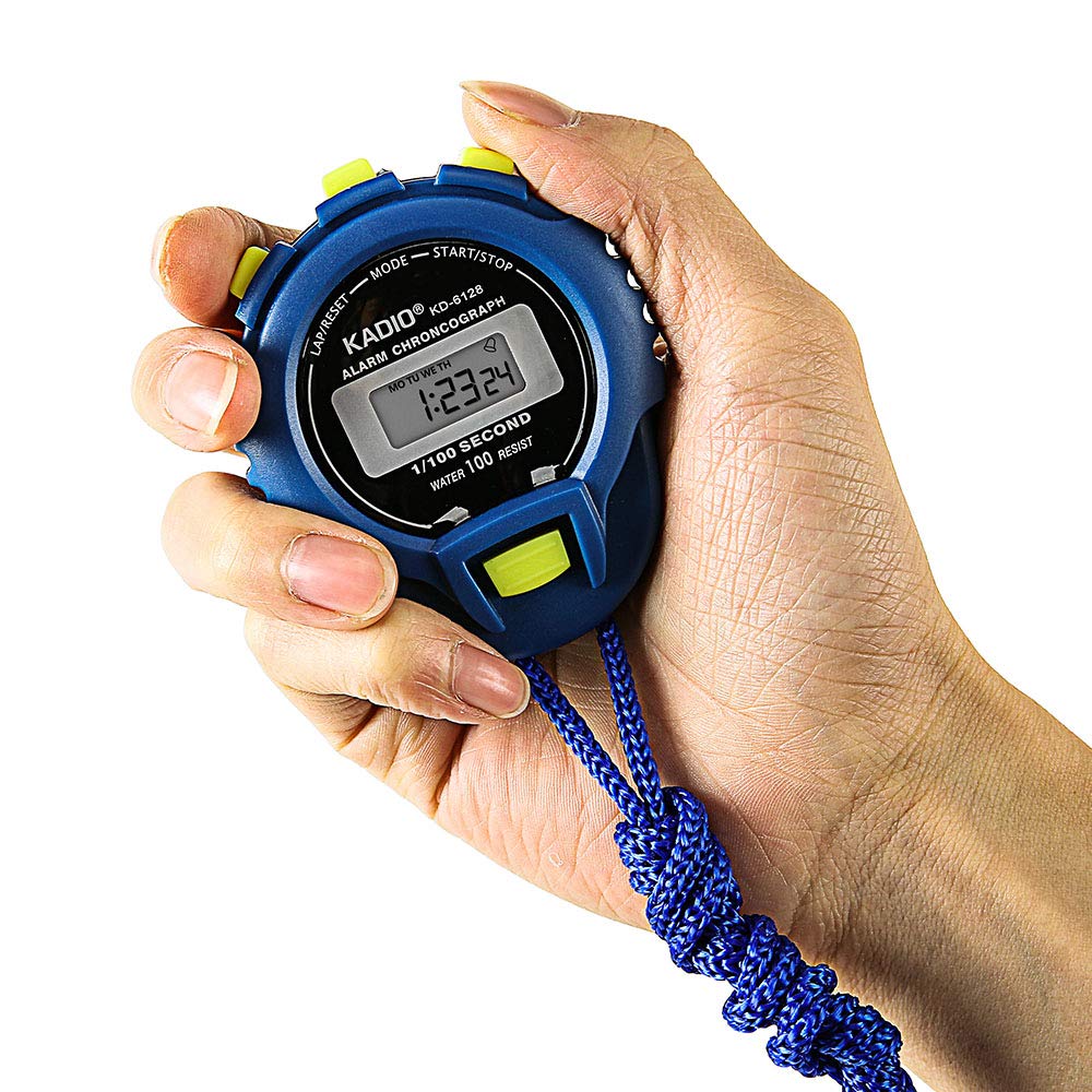 Pgzsy 12 Pack MultiFunction Electronic Digital Sport Stopwatch Timer