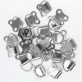nuoshen 25pcs Heavy Duty Picture Frame Hanging Rings with Screws D-Ring view 6