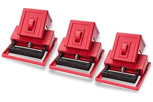 TRADESAFE Circuit Breaker Lockout Device, 3 Pack, 480/600 Volt, Clamp-on Breaker Lock Out Device, OSHA Compliant, Premium Grade, Large