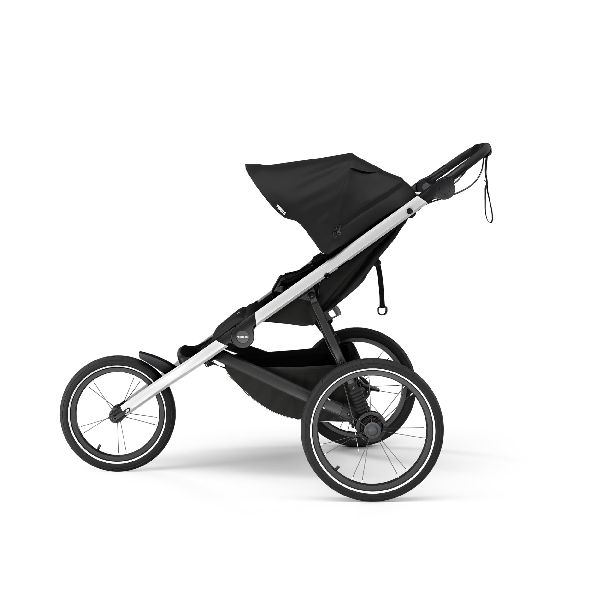 Thule Glide 3 Single Child All-Terrain & Jogging Stroller, Lightweight, air-Filled Tires, Twist Hand Brake, Fixed Front Wheel