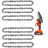 4 Inch Replacement Chains for Stihl GTA 26, Mini Chainsaw Chain 1/4" Pitch .043" Gauge 28 DL, Fits Model 3670 005 0028 for Wood Branch Cutting 6 Pieces