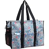 ABAMERICA Nurse Bags for Work Nursing Bag Multiple Pockets Waterproof Organizing Zip Top Clinical Bag for Nursing Students