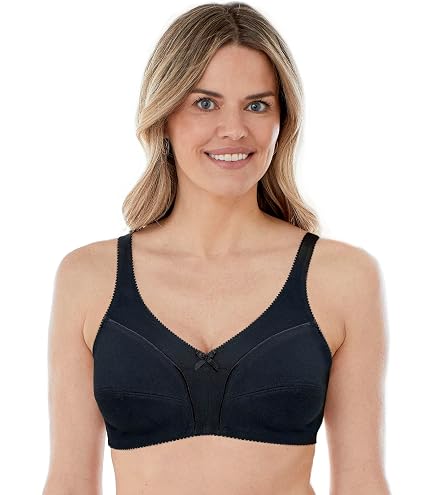 SONA Women's Bee Heart Elastic Strap Full Coverage Cotton Bra