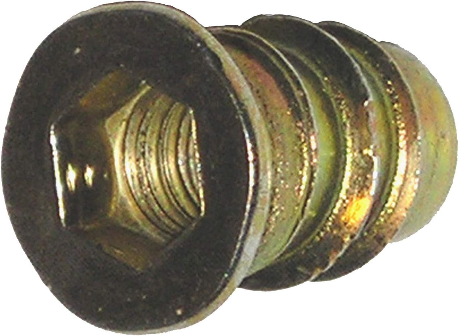 M6 6mm x 1.0 Metric Threaded Steel Insert (10 Pieces)