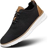 Men's Mesh Sneakers Oxfords Lace-Up Lightweight Casual Walking Shoes Driving Shoes