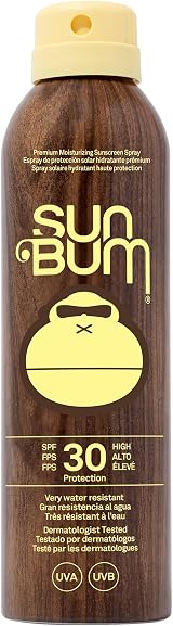 Sun Bum Original SPF 30 Sun Cream Spray 200ml Vitamin E Vegan Reef Friendly UVA