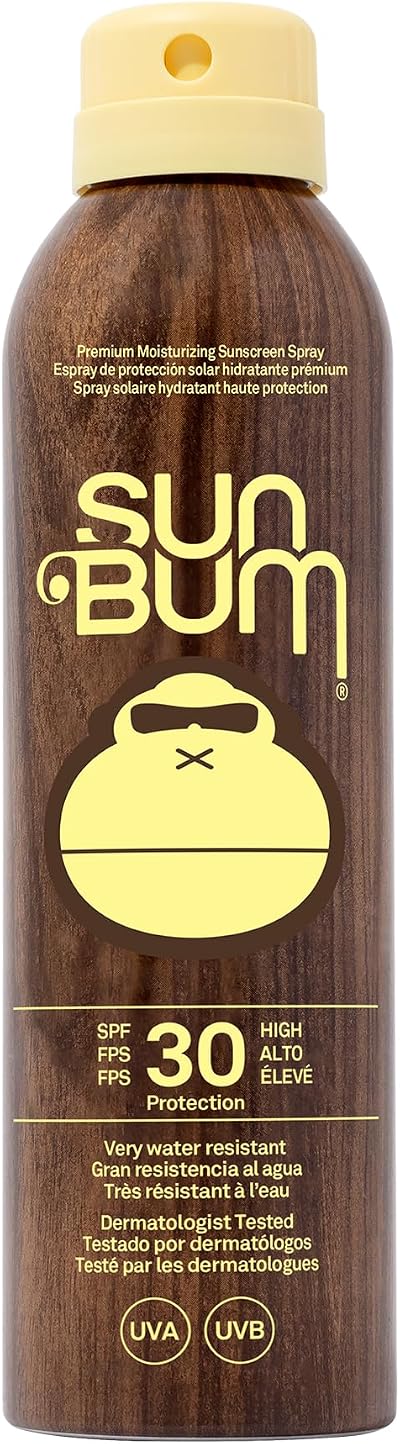Sun Bum Original SPF 30 Sun Cream Spray 200ml Vitamin E Vegan Reef Friendly UVA