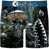 Ethika Men's Mid Boxer Brief, Grit &amp; Glory | Shorter Mid-length mens mid with Engineered Prevent, Soft 4-way, and Blend