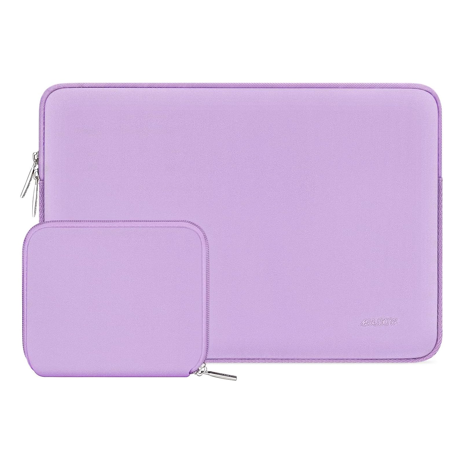 MOSISO Laptop Case 16 inch, 15-15.6 inch Laptop Sleeve Bag Compatible with MacBook Pro 16 inch, HP, Acer, Dell, Lenovo, ASUS Notebook, Neoprene Computer Sleeve Bag with Small Case, Purple