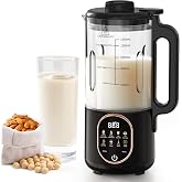 50oz Nut Milk Maker Machine, 10 in 1 Automatic Milk Maker for Homemade Oat | Coconut, Chowder, Juice, Soy Milk with 20 Blades,Delay Start, Boil Water, Keep Warm &amp; Auto Clean