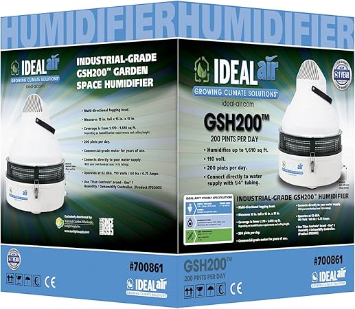 Amazon Com Humidificador De Grado Industrial Ideal Air 0 Pintas Jardin Y Exteriores