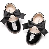 Felix & Flora Toddler Flower Girl Dress Shoes - Baby Girl Ballet Mary Jane Flats for Party School Wedding