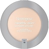 Neutrogena Healthy Skin Pressed Makeup Powder Compact with Antioxidants & Pro Vitamin B5, Fair 10,.34 oz, Pack of 2
