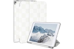 Rvciby Case for iPad 9th/ 8th/ 7th Generation Case 10.2 Inch (2021/2020/2019 Release), Slim Lightweight Soft Trifold Back Cov