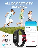 Vigor 2 L Kids Fitness Tracker Watch Black 5-15 HR Sleep IP68 view 2