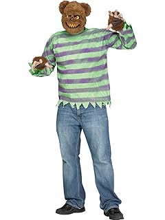 scary teddy costume